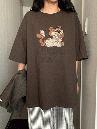 베오드 프린팅 반팔 티셔츠 (3color)